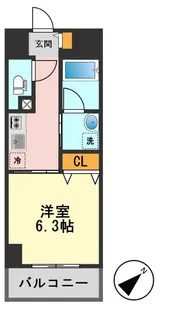 東京都江戸川区南篠崎町3【マンション】の間取り