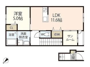 セフィレア【2階】の間取り