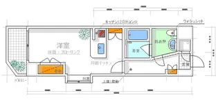 オリエントビルイーストタワーNO 76【18階】の間取り