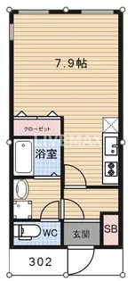LEGALAND小山【3階】の間取り