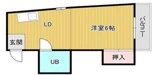 都島ニューハイツ【2階】の間取り