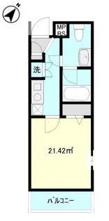レジェンド南品川【3階】の間取り