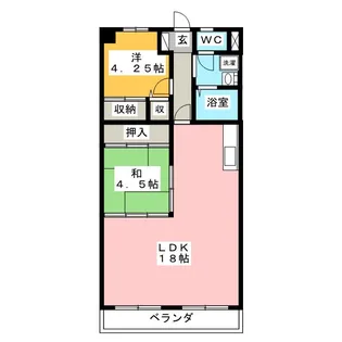 フロム・A・カイト【3階】の間取り