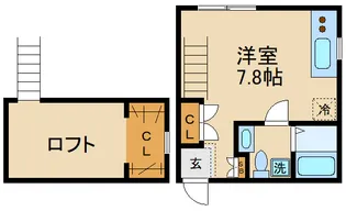 プリマルージュ松戸【2階】の間取り