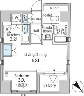 イル ジラソーレ【9階】の間取り