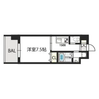 グランドゥーエ永和駅前【5階】の間取り