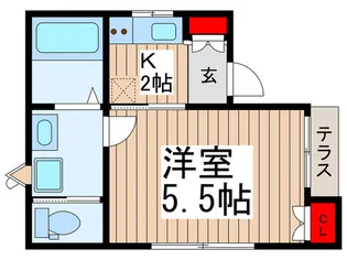 Casa Felice 宮町【1階】の間取り