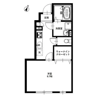 リーブル 若宮I【1階】の間取り