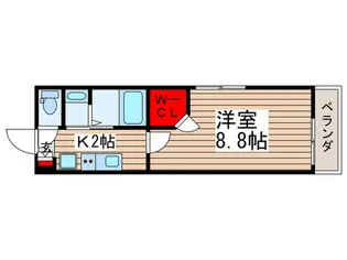 ラフィ-ナ-津田沼【2階】の間取り