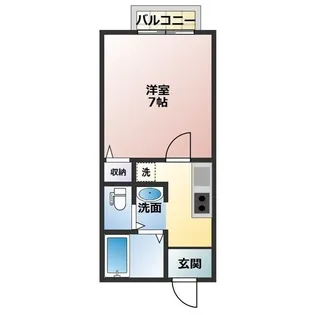 フェアステージグレインII【1階】の間取り