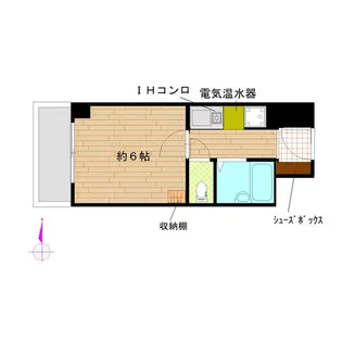 ウエストハウスIN LANI【6階】の間取り