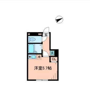 パティシオン駒込【1階】の間取り