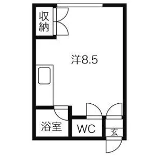ヴィラコスモス【一般物件】【2階】の間取り