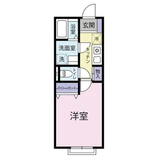 アイドクレース【1階】の間取り