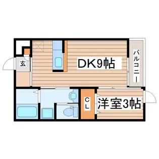 アルティスタF棟【2階】の間取り