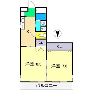 アルス丸の内【1階】の間取り