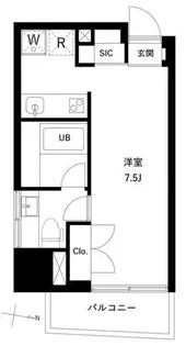 リテラス押上【8階】の間取り
