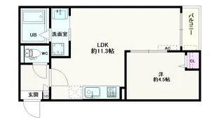 Jack takayokosukaII【2階】の間取り