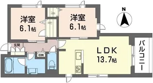 ルノンマルミ【2階】の間取り