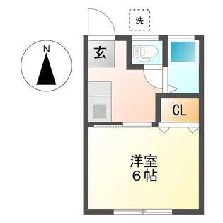 CLASSY COURT 東磯山【1階】の間取り