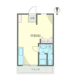 ラウレア西新井【4階】の間取り