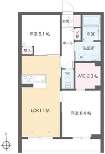 パルステージ杉並【1階】の間取り