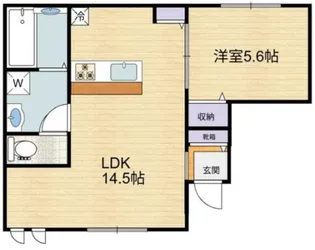 エルシオン狛江【1階】の間取り