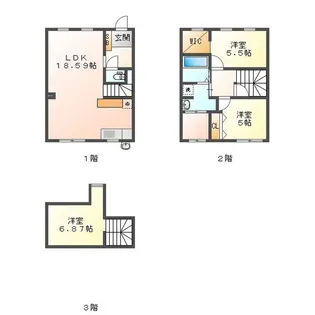 ロイヤルミューズ【3階】の間取り