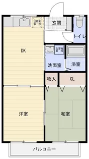 グリーンタウン三柳 A【2階】の間取り