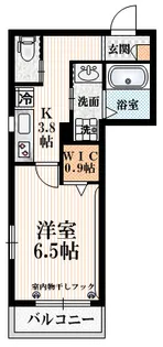ミナミテラス代々木【2階】の間取り