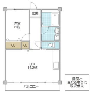 ヴァン・テ・アン【3階】の間取り