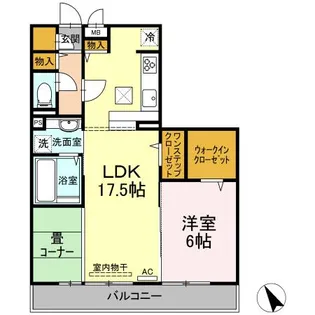 セント レジデンス【1階】の間取り