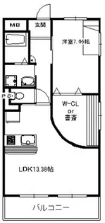 アルカディア【1階】の間取り