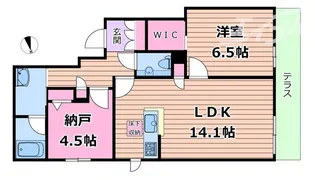 スカイ ウィング【1階】の間取り