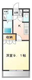 グロリアスガーデン【1階】の間取り