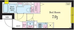 ルネサンスコート品川中延【3階】の間取り