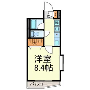 アメニティ覚王山【1階】の間取り