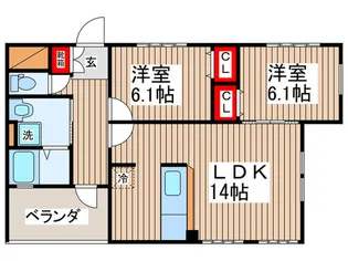Casamento la felicita【2階】の間取り