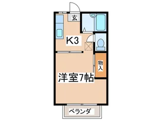 コ-トビレッジSHOKOH【1階】の間取り