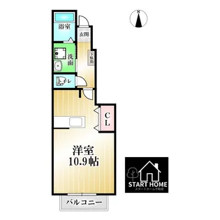 メゾンSakaki【1階】の間取り