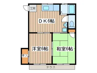 ブライトン東海岸【1階】の間取り