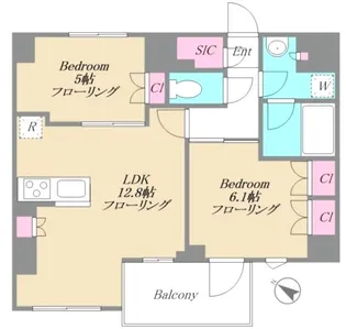TENAS千歳船橋【2階】の間取り