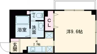 SUNパール駅前【9階】の間取り