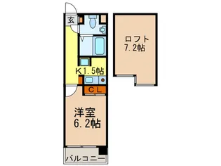 CAVANA東駒形【2階】の間取り