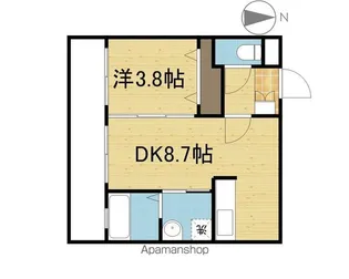 リファレンス中央町【14階】の間取り