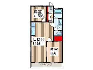 メゾン・ド・エル【1階】の間取り