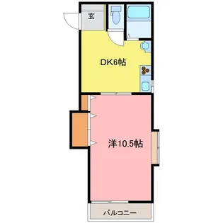 パルメディア S【1階】の間取り