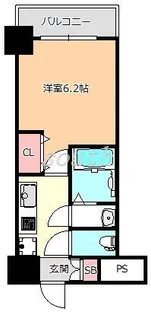 グランパシフィック今里南【3階】の間取り