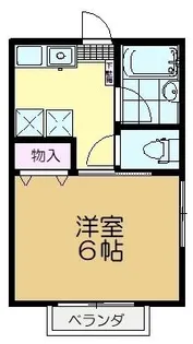 ザ ビレッジハウス11【2階】の間取り