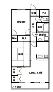 エクセレントピア【7階】の間取り